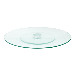 PRATO GIRATÓRIO 360° DE VIDRO 30CM PARA BOLOS - CA12527