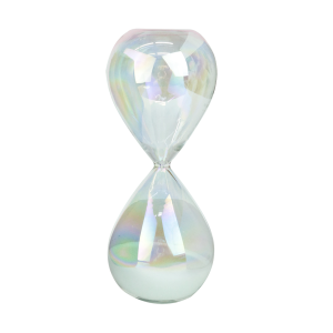 AMPULHETA DE VIDRO FURTA-COR DE 15 MINUTOS 16CM- 5273-BR