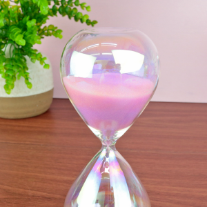 AMPULHETA DE VIDRO FURTA-COR DE 15 MINUTOS 16CM- 5273-RS