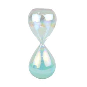 AMPULHETA DE VIDRO FURTA-COR DE 15 MINUTOS 16CM- 5273-TI