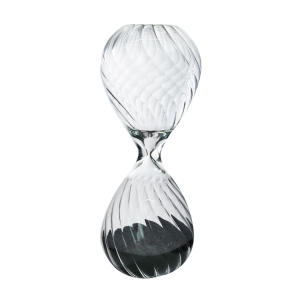 AMPULHETA DE VIDRO EM RELEVO 5 MINUTOS 12,5CM - 5929-PT