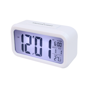 RELÓGIO DE MESA DIGITAL DESPERTADOR COM SENSOR NOTURNO - YN6019-BR