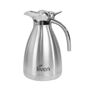 GARRAFA TÉRMICA DE INOX COM ALAVANCA DE PROTEÇÃO 1 LITRO - 1030