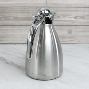 GARRAFA TÉRMICA DE INOX COM ALAVANCA DE PROTEÇÃO 1 LITRO - 1030