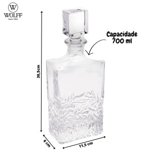 GARRAFA CRISTAL DE CHUMBO 700ML - 27778
