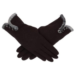 PAR DE LUVAS DE POLIESTER 24X9CM - BF1455-MR