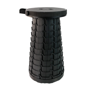 BANQUETA REDONDA RETRÁTIL DE PLÁSTICO 25X45CM - IM46219-PT