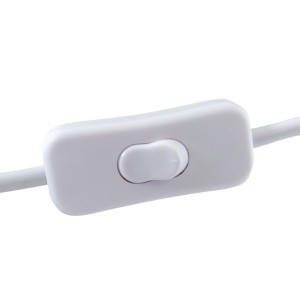 ABAJUR DE CRISTAL COM CUPULA DRAPEADA BRANCA BIVOLT 35CM - 133A