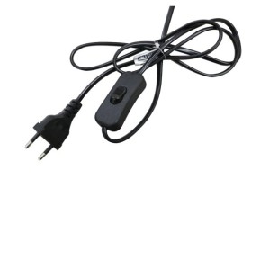 ABAJUR TRIPÉ DE MADEIRA COM CÚPULA EM TECIDO E ESTRUTURA DE METAL  48CM BIVOLT- 2346-BR