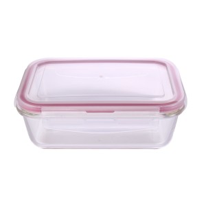 POTE DE VIDRO COM TAMPA HERMÉTICA 850ML - CA12228-RS