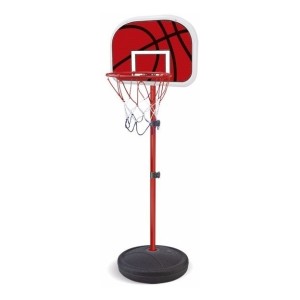 CESTA DE BASQUETE DE METAL COM 9 PEÇAS AJUSTAVEL ATÉ 139CM - DMT5092