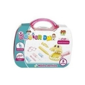 KIT MALETA INFANTIL DOUTOR DENTISTA COM ACESSÓRIOS 9 PEÇAS - DMT5584