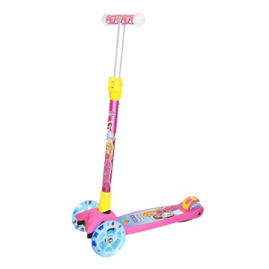 PATINETE INFANTIL 03 RODAS COM LUZ E KIT DE PROTEÇÃO E  ACESSÓRIOS - DMR5549
