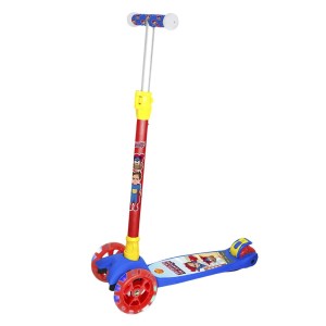 PATINETE INFANTIL 3 RODAS COM ACESSÓRIOS PATRULHA DA JUSTIÇA COM LUZ ATÉ 60KG- DMR5550