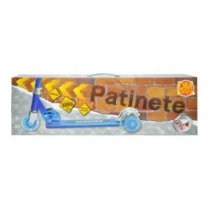 PATINETE INFANTIL DOBRAVEL 3 RODAS DE METAL SCOOTER  ATÉ 40KG- DMR4455-AZ