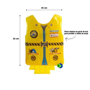 COLETE KIT ENGENHEIRO DE PLASTICO C/11 PEÇAS - JB143
