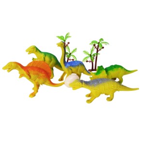 KIT DINOSSAUROS SORTIDOS DE PLÁSTICO COM 10 PÇS - LP8162