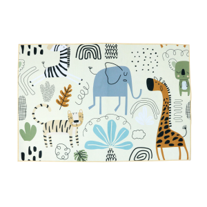 TAPETE PARA ATIVIDADES INFANTIL DE POLIESTER ANTIDERRAPANTE 80X120CM - CZ23749-B