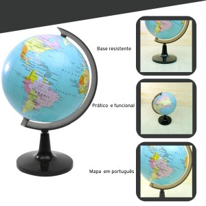GLOBO TERRESTRE DE PLÁSTICO POLÍTICO GIRATÓRIO 14,2CM - YP7784