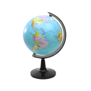 GLOBO TERRESTRE DE PLÁSTICO POLÍTICO GIRATÓRIO 10,6CM - YP7783