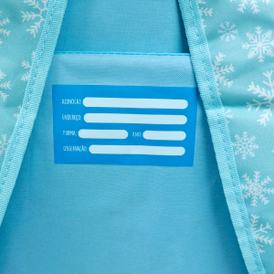 KIT MOCHILA INFANTIL COM RODINHA SNOWY EM POLIÉSTER - YS42159-AZCL
