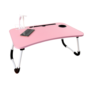 MESA PORTÁTIL DE MDF COM USB MINI VENTILADOR E MINI LUMINÁRIA - 21631-RS