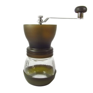 MOEDOR DE CAFE MANUAL DE VIDRO 19CM - 4184-MR