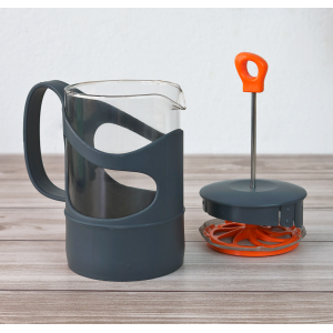 CAFETEIRA FRANCESA CREMEIRA COLOR DE VIDRO 600 ML - CA09678-LJ