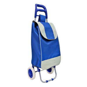 CARRINHO DE COMPRAS LISO IMPERMEÁVEL E DOBRÁVEL 95X34,5X28CM - CA15109-AZ