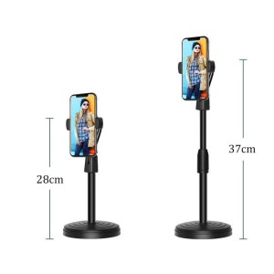SUPORTE DE MESA PORTATIL DE PLÁSTICO PARA CELULAR 37CM - 3161