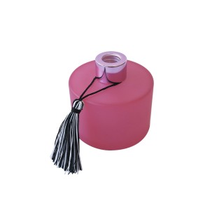 FRASCO DIFUSOR DE VIDRO REDONDO COM PENDENTE DECORATIVO 180ML - HD02003-PK