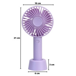 MINI VENTILADOR PORTÁTIL RECARREGÁVEL USB LED - A841-LL