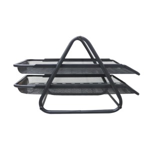 ORGANIZADOR DE METAL PARA DOCUMENTOS COM 02 DIVISÓRIAS - 2931