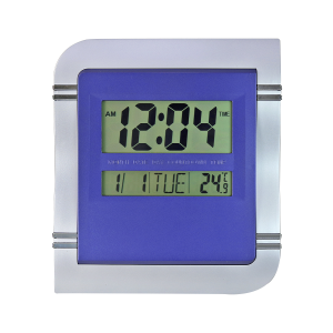 RELÓGIO DIGITAL DE MESA OU PAREDE DE PLÁSTICO 27CM - YN8058-AZ