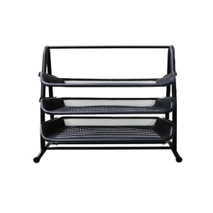 ORGANIZADOR DE METAL PARA DOCUMENTOS COM 03 DIVISÓRIAS 29,5X34,5CM - 2932