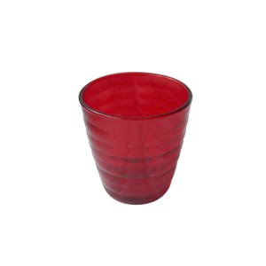 JOGO DE COPO DE VIDRO COM 06 PEÇAS COLOR CANNES 230ML -VDA14024-VM