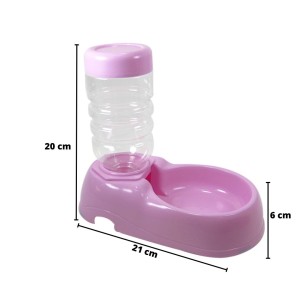 BEBEDOURO DE PLÁSTICO PARA PET 400ML - SXCX4726B-RS