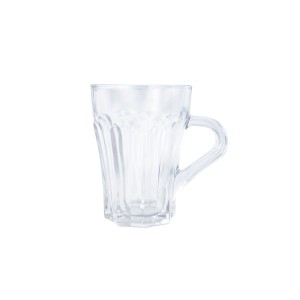 JOGO COM 6 CANECAS DE VIDRO LINHA LIVERPOOL 155ML CADA - VDA09087