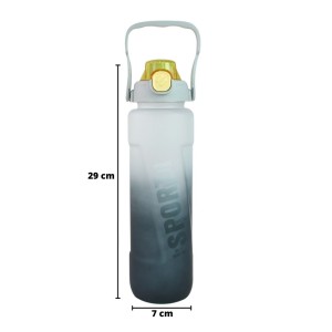 GARRAFA SPORT DE PLÁSTICO COM ALÇA 1000ML - 4177-CZ