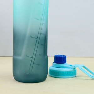 GARRAFA SPORT DE PLÁSTICO COM ALÇA 1000ML - 4176-AZ