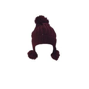 TOUCA DE MALHA COM POMPOM INFANTIL  - BF2421-VN