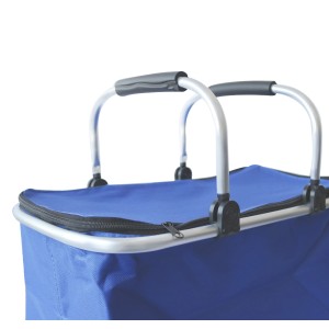 CESTA TÉRMICA PIQUENIQUE DOBRÁVEL E COM ALÇA 30 LITROS - CA15073-AZ