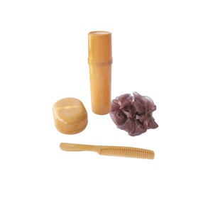 KIT PARA VIAGEM DE PLÁSTICO CANDY BAG COM 04 PEÇAS - 0962-MR