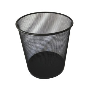 LIXEIRA TELADA DE METAL 12 LITROS 26X28CM - 2934