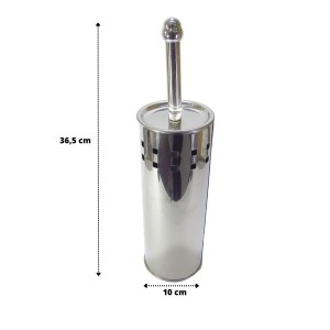 ESCOVA SANITARIA DE INOX 40X10CM - 97372-C