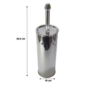 ESCOVA SANITARIA DE INOX 40X10CM - 97372-D