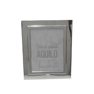 PORTA RETRATO PÉ GRAVATA DE METAL 10X15CM - 98534