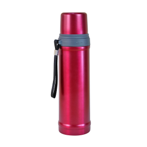 GARRAFA INOX ISOTÉRMICA COM ACIONAMENTO CLICK 650ML - LC1720-VN