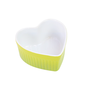 TIGELA DE CERÂMICA FORMATO CORAÇÃO 100ML - 2111510-VD