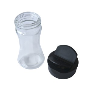 PORTA CONDIMENTO 6 PEÇAS EM VIDRO BASE GIRATÓRIA 360°- BRJC10184